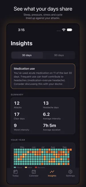 Headache Log: Migraine Tracker screenshot 3