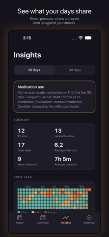Headache & Migraine Journal Screenshot 3 of 5
