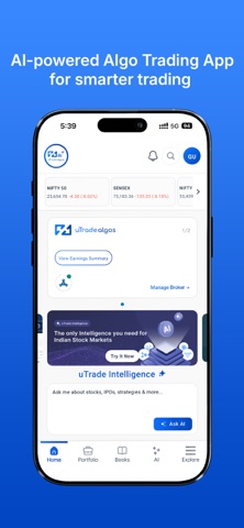 uTrade Algos AI Screenshot 2 of 4