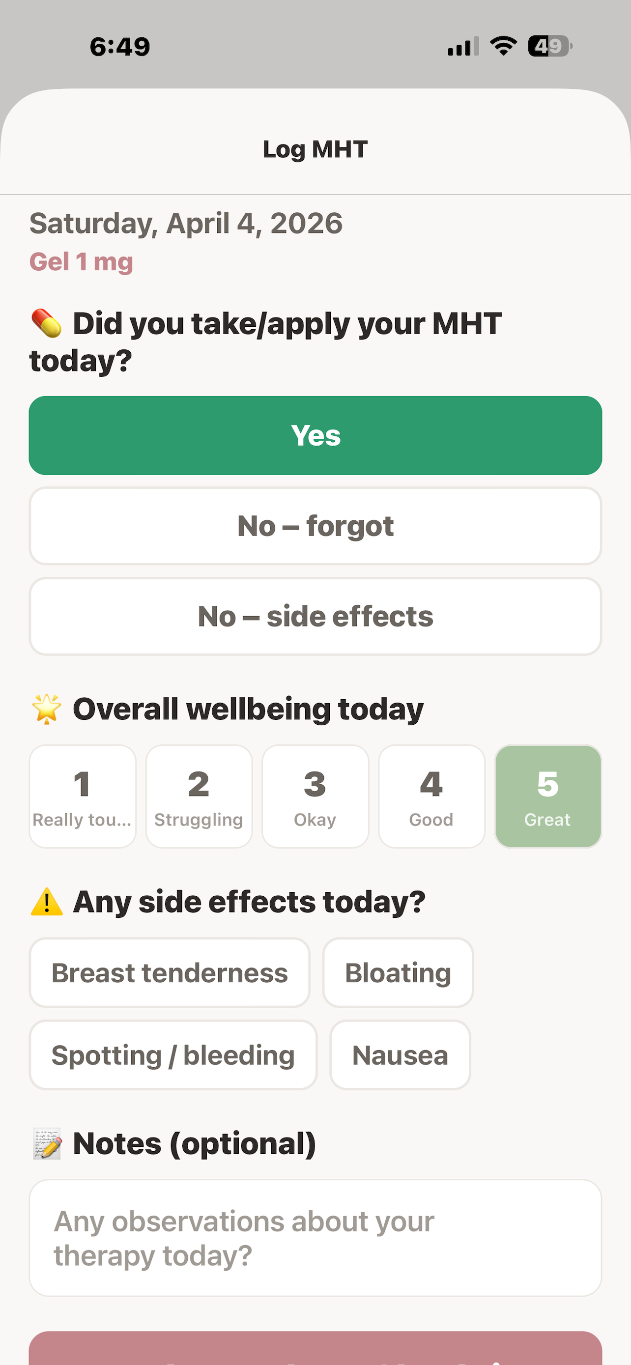 MenoCompass screenshot 6