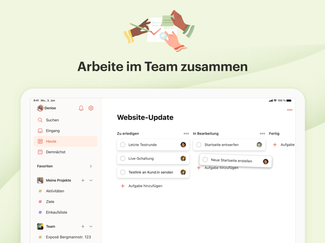 ‎Todoist: To Do List & Kalender Screenshot