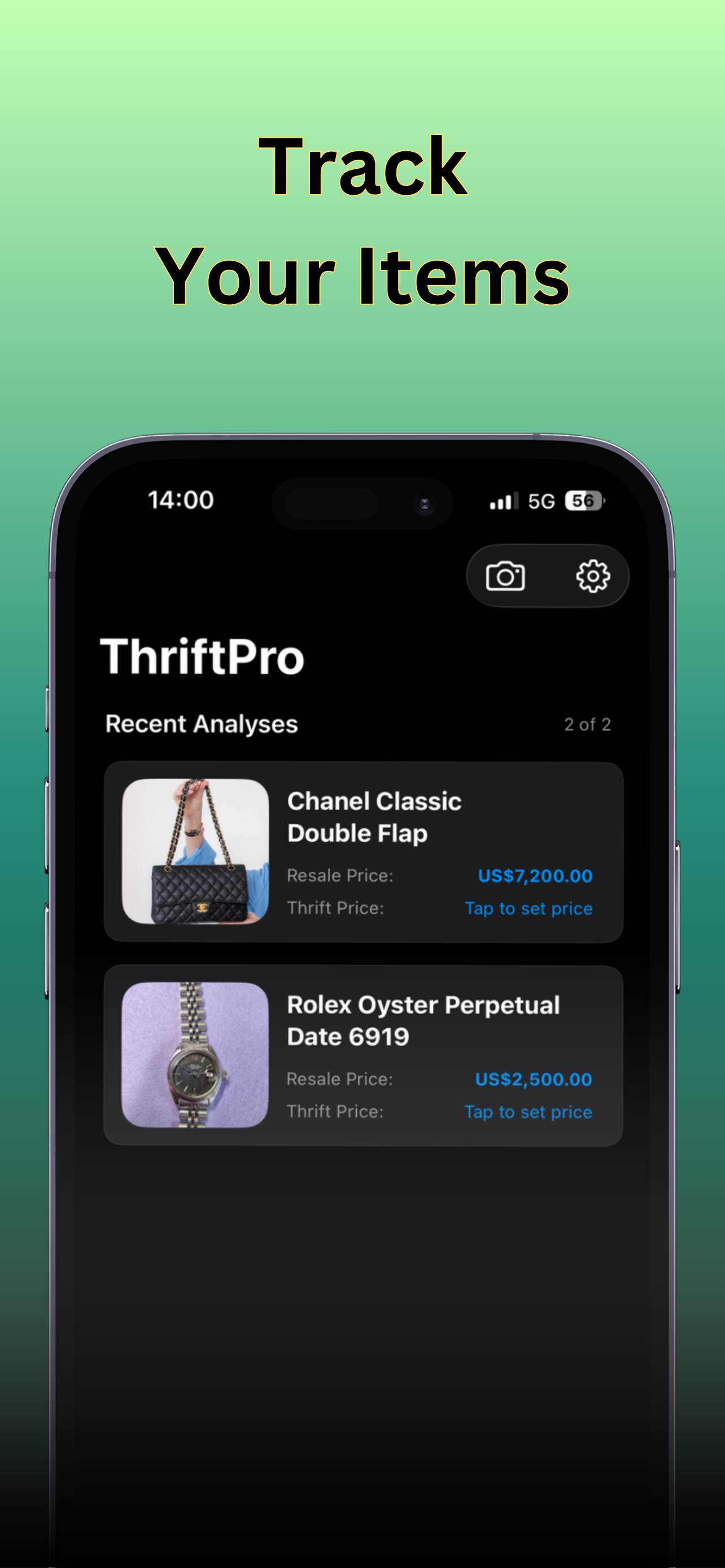 Thrift Profit Identifier