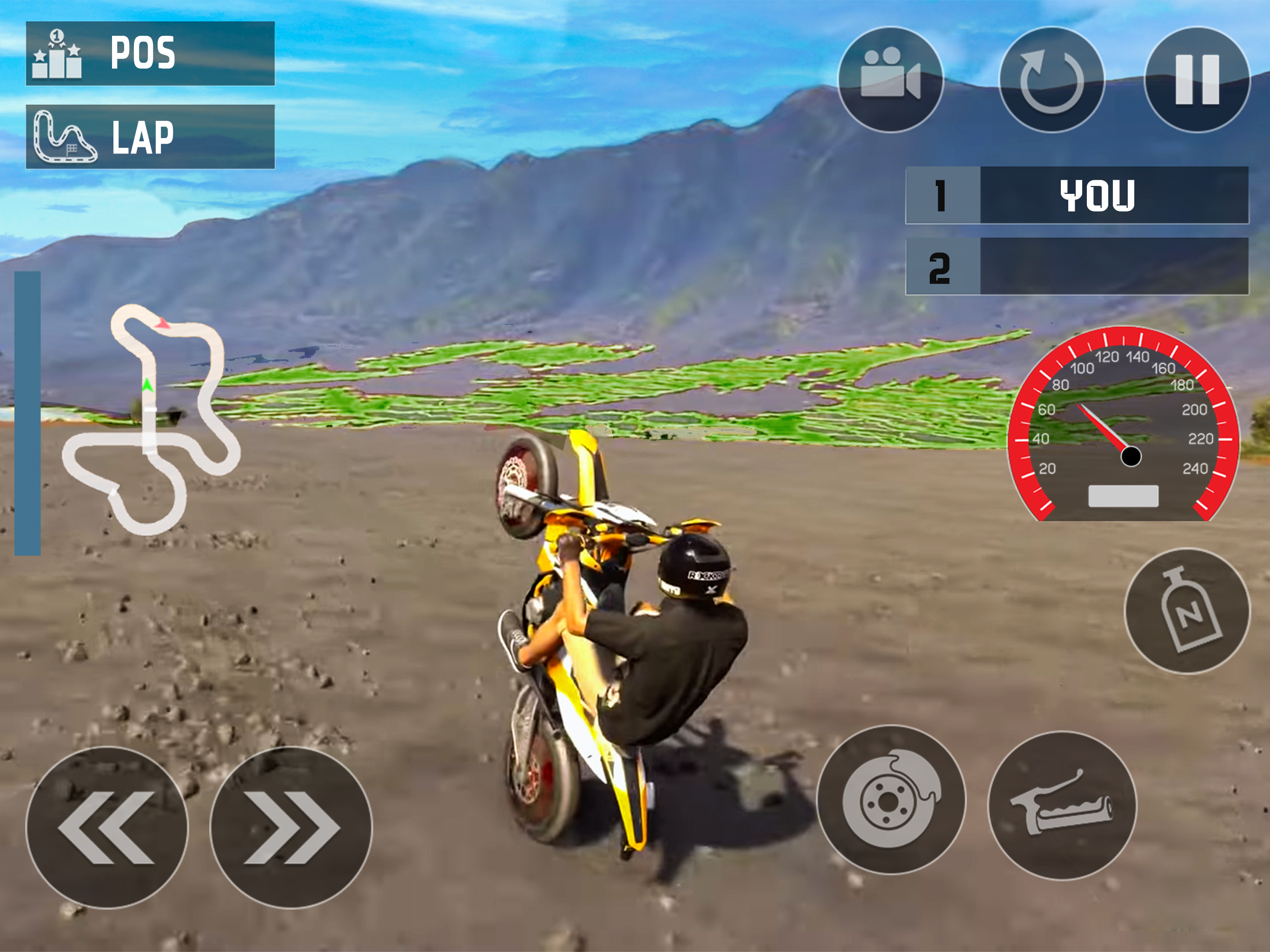 Wheelie Dirt Bike Racing Game screenshot 8