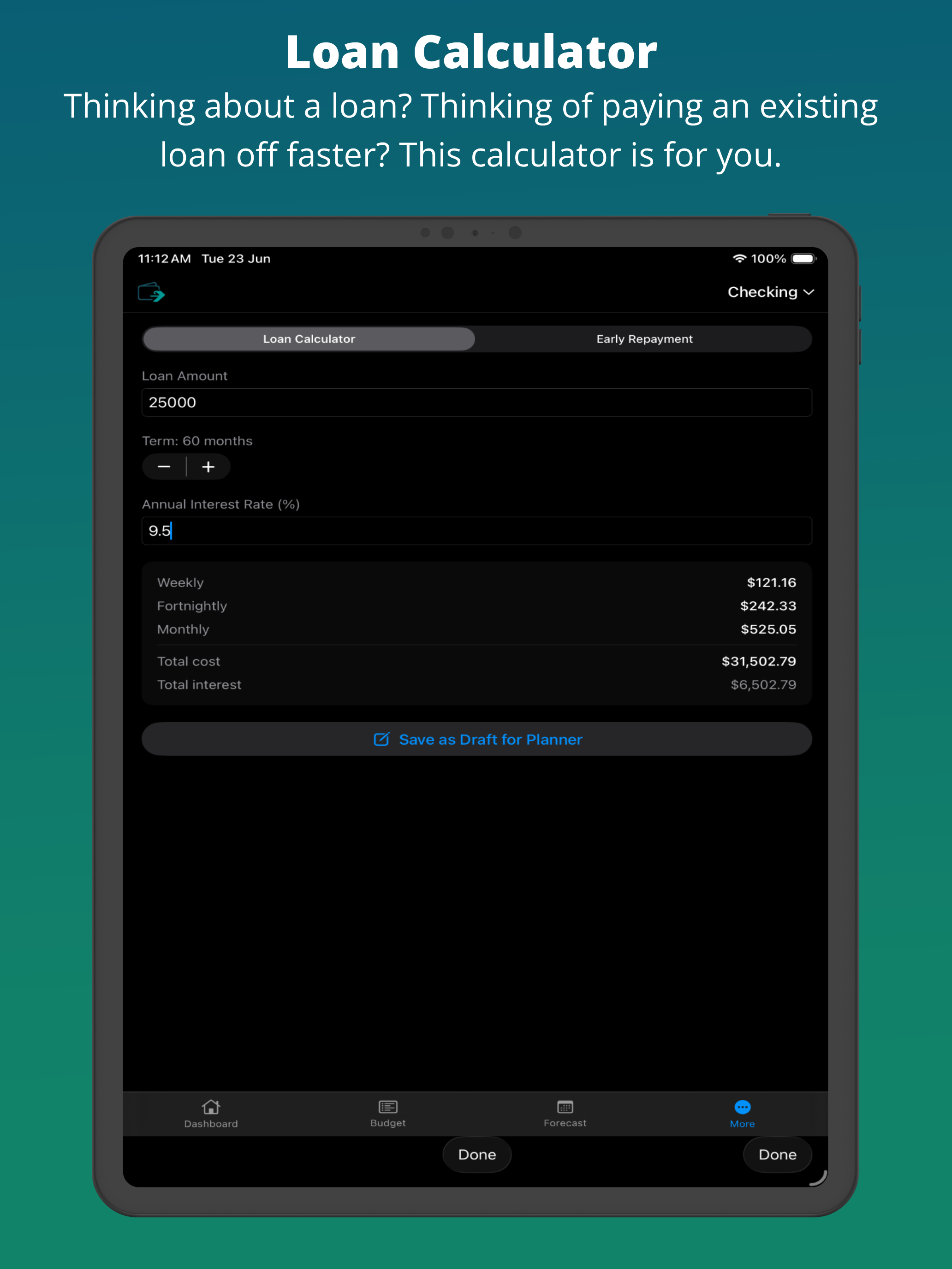 BalanceCast, Budget & Forecast
