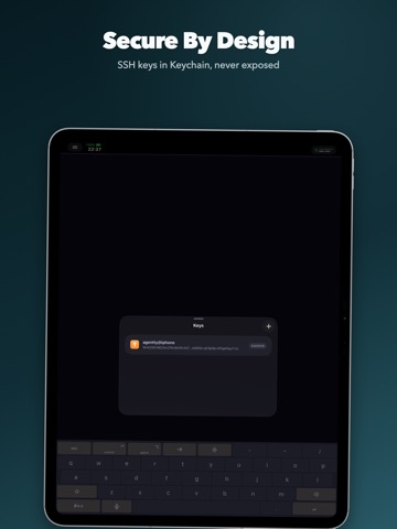 AgenTTY: SSH Client iPad screenshot