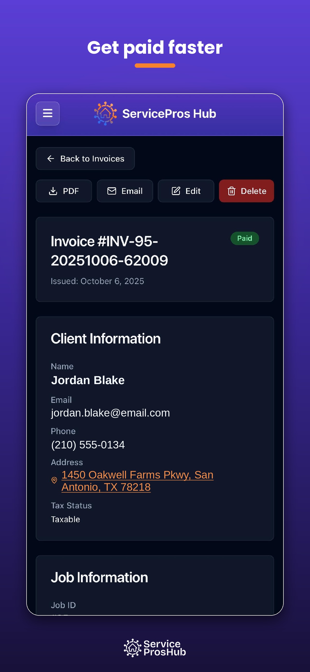Screenshot 4 of ServicePros Hub