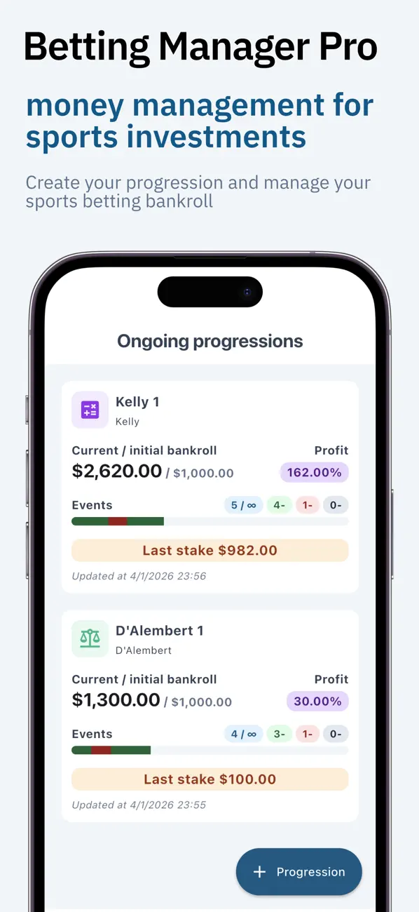 Betting Manager Pro Screenshot 1