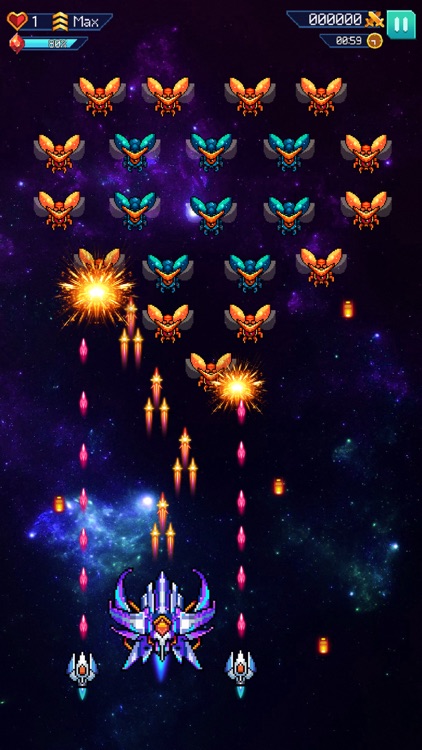 Galaxiga - Classic 80s Arcade screenshot-8