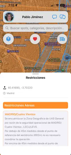 Captura de pantalla de Spot&Fly en iPhone 5