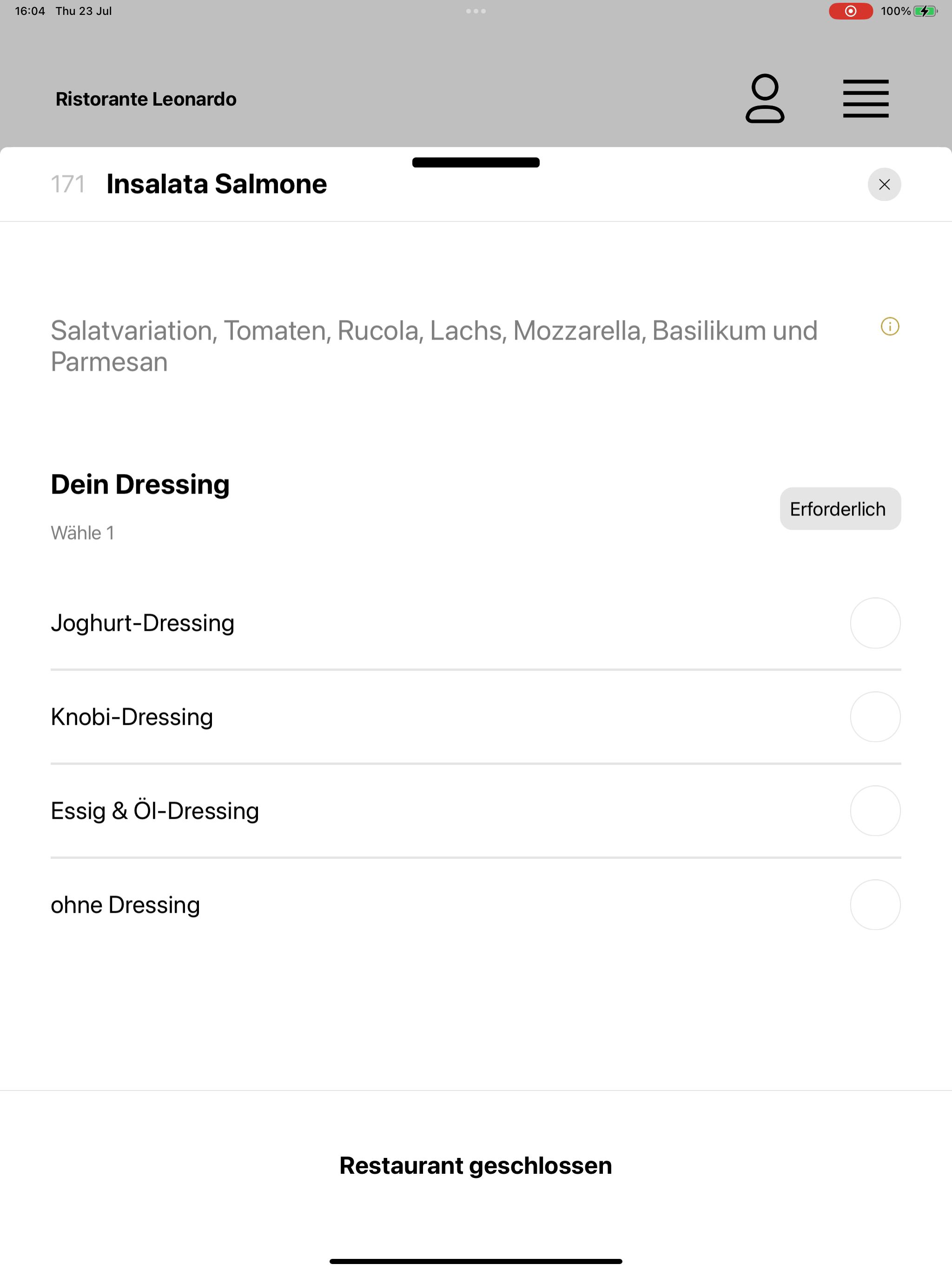 Ristorante Leonardo DE screenshot 15