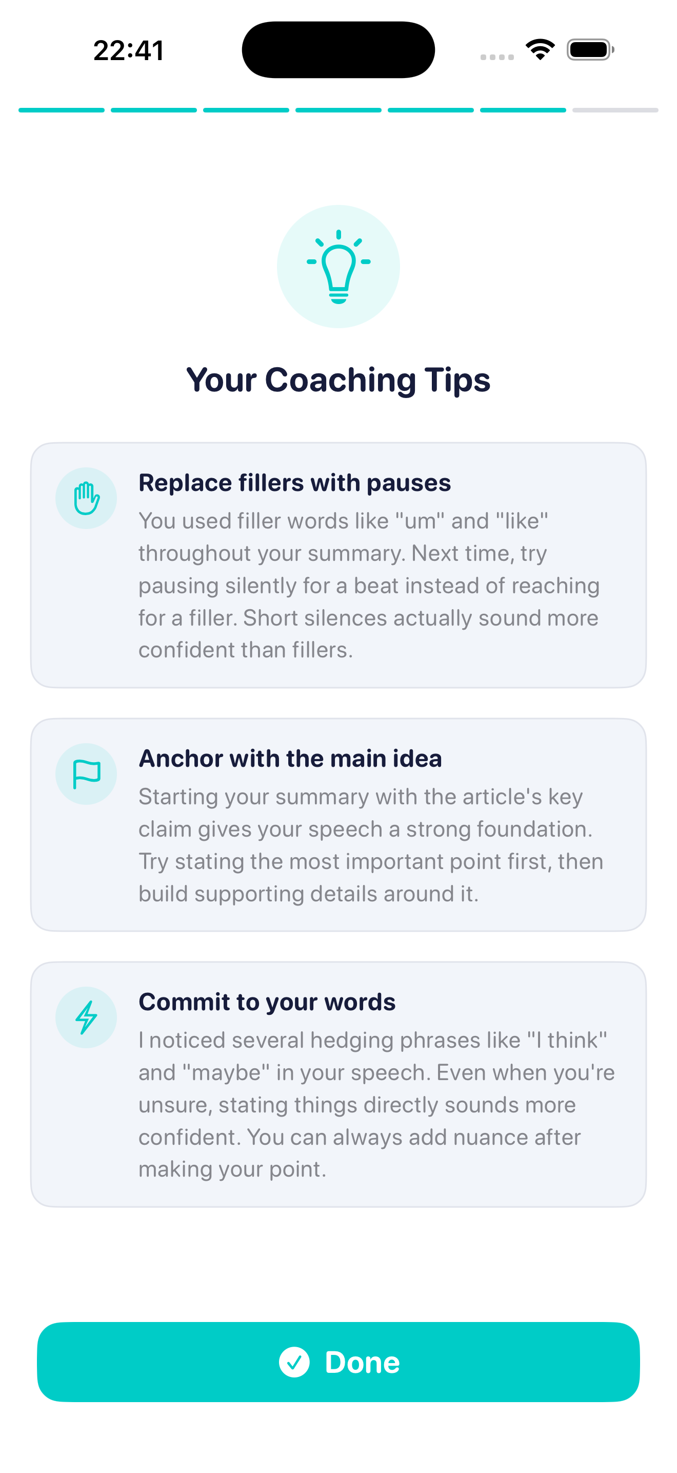 Tellback: Speaking Practice screenshot 3