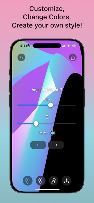 Quick Gradi: Wallpaper Maker Screenshot 3 of 4