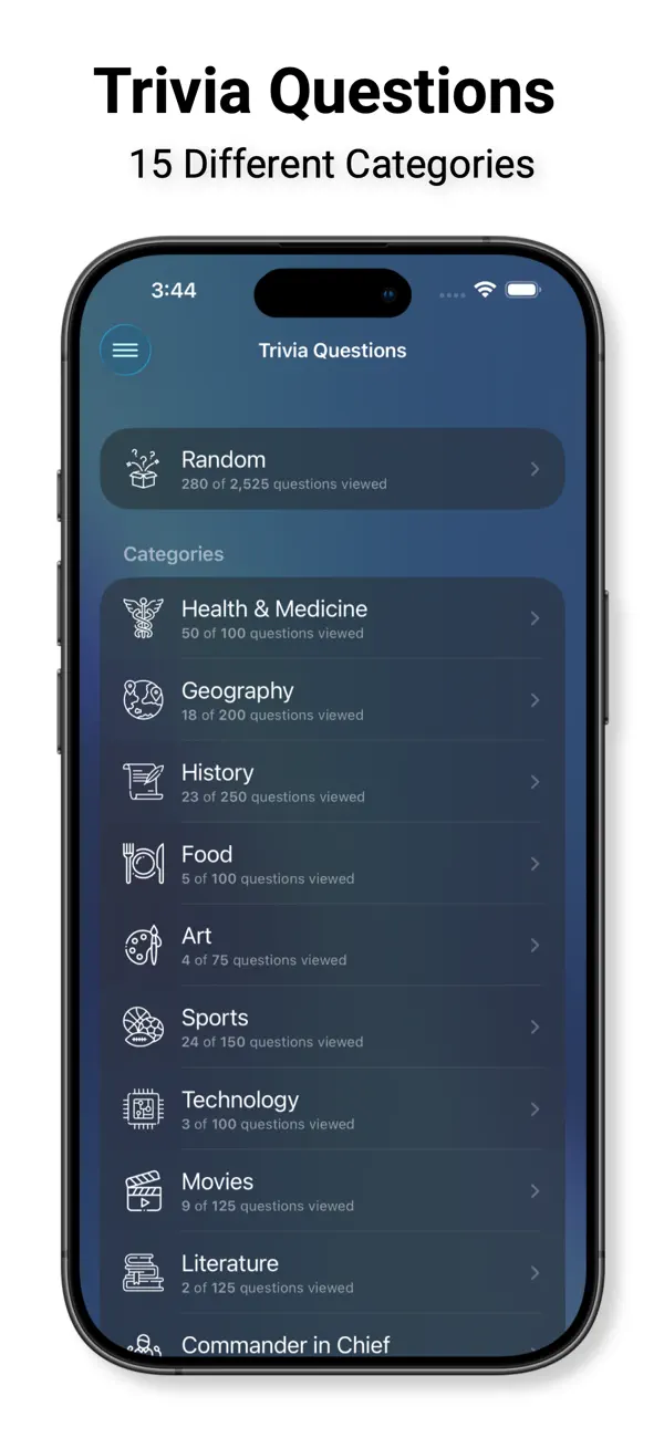Screenshot #1 pour Trivia Questions and Answers