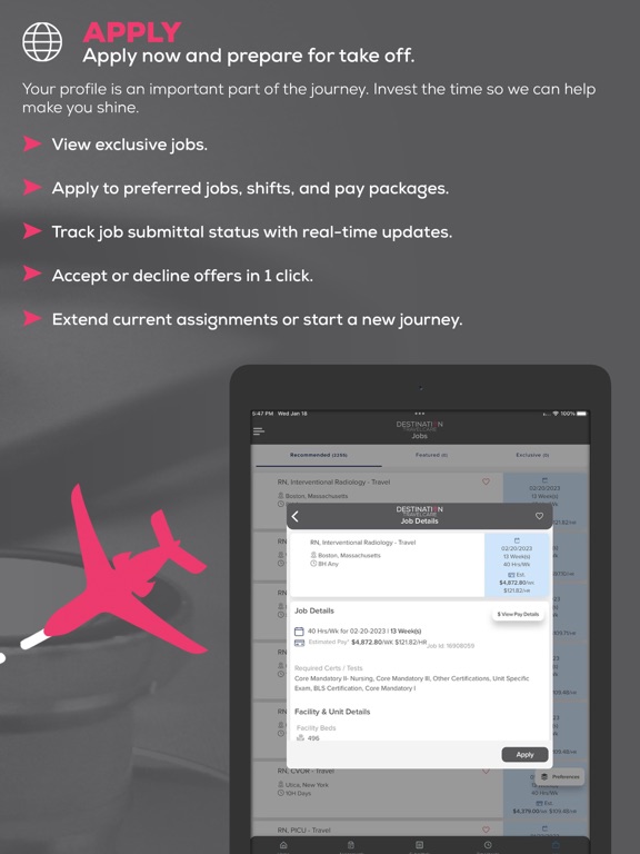 Destination Travelcare iPad screenshot 5 - Medical app