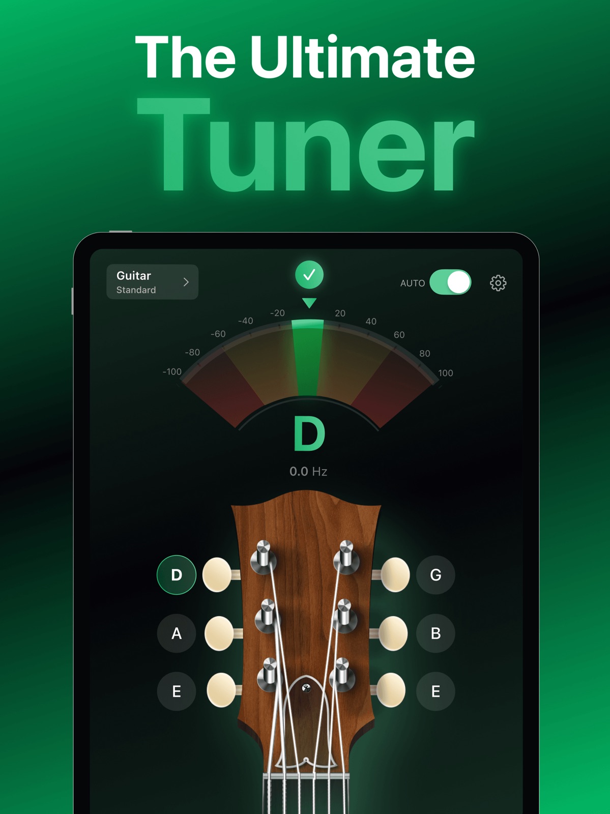 Tuner Pro: Guitar Tuner & Tab ipad screenshot 1