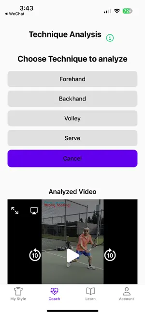 Tennis Master: AI Tennis Coach screenshot 1