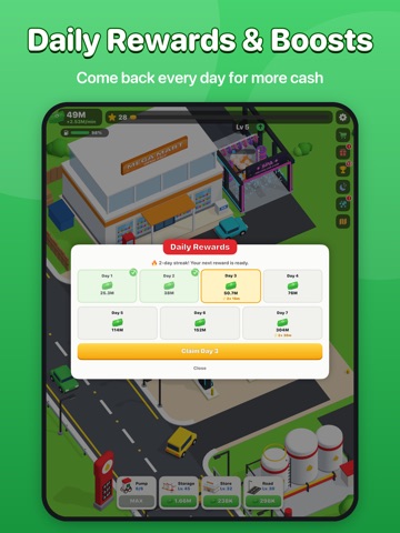 Idle Tycoon: Idle Fuel Empire iPad screenshot