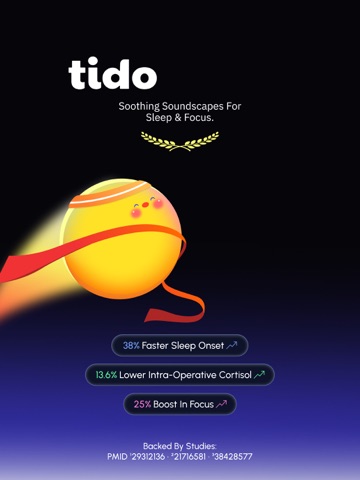 Tido: Sleep, Meditate, Focus iPad screenshot