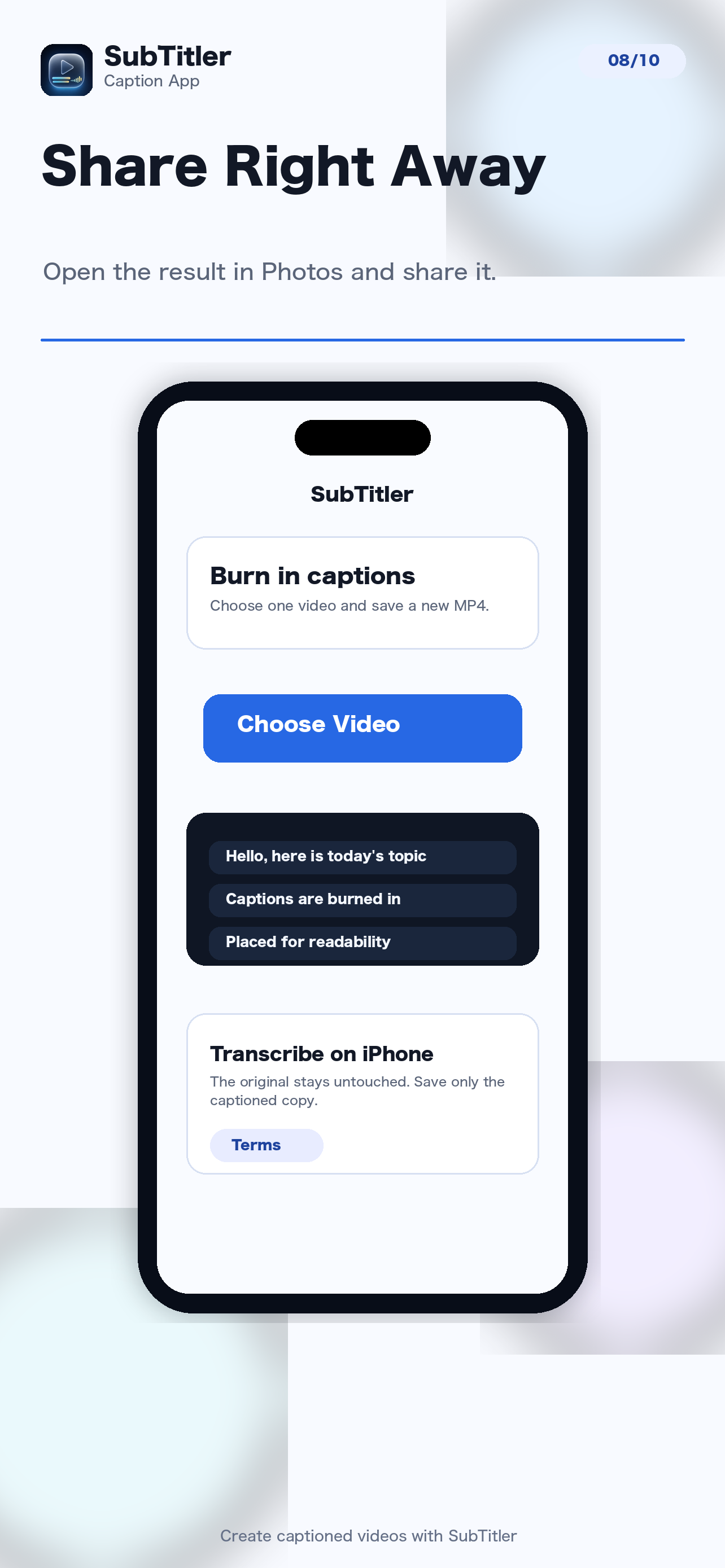 SubTitler - Auto Captions screenshot 8