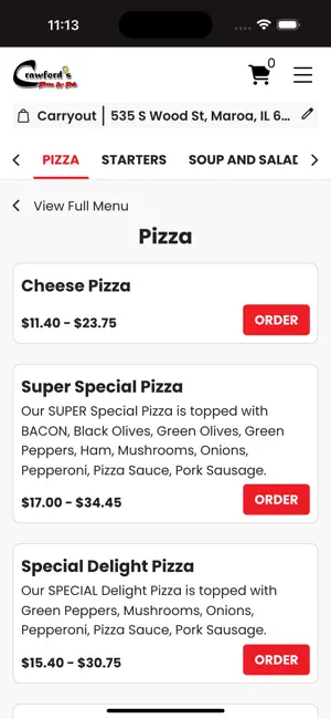 Crawford’s Pizza & Pub screenshot 3