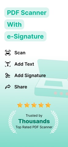 PDF Scanner: Scan & Sign Screenshot 1 of 6