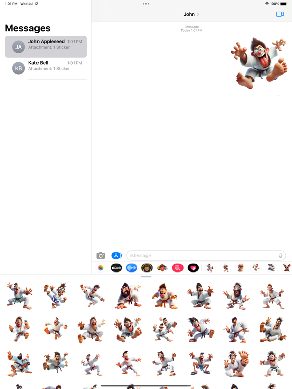 Screenshot #4 pour Goofy Judo Stickers