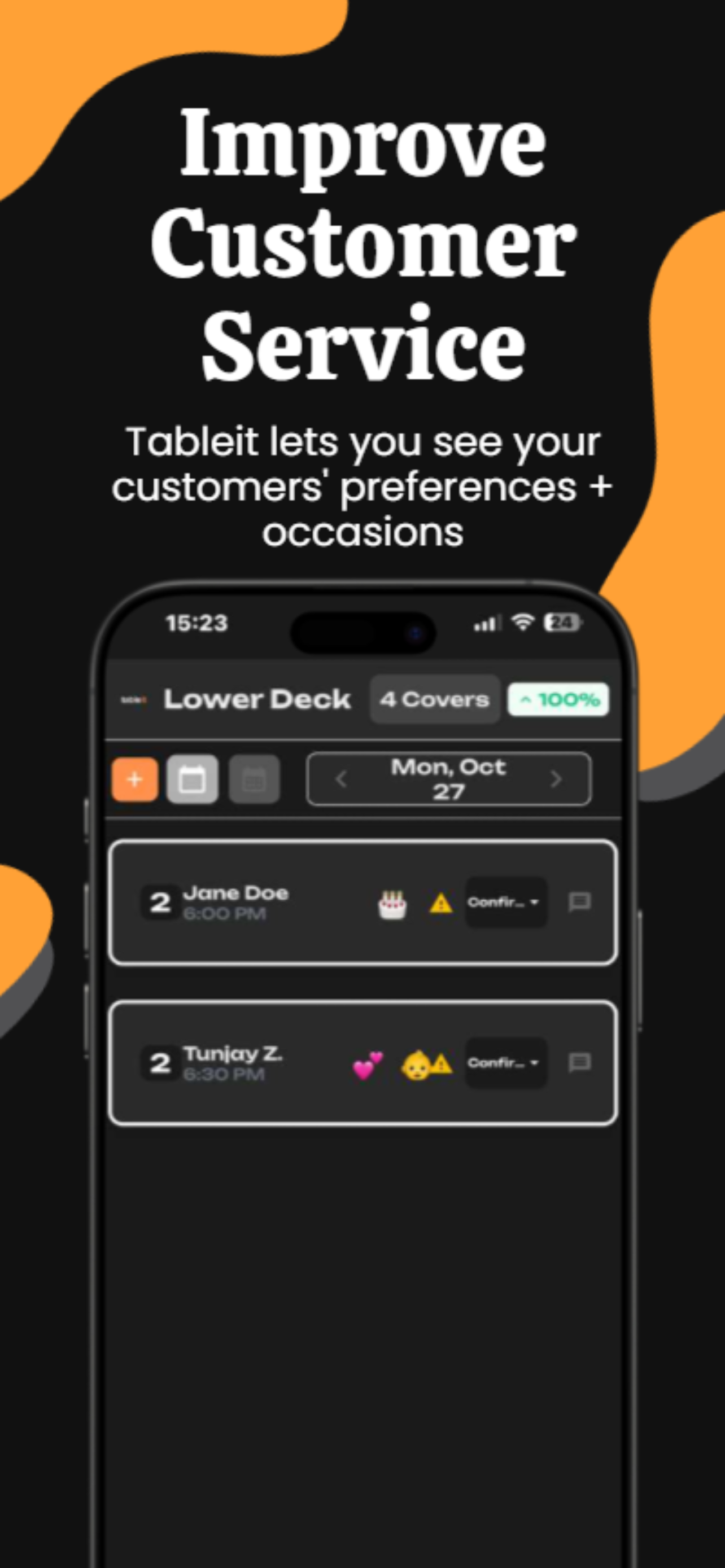 Tableit: Reservations System