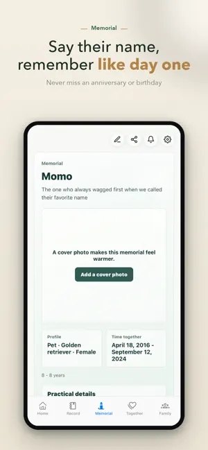 Jaesim: Family, Pet Memories screenshot 3