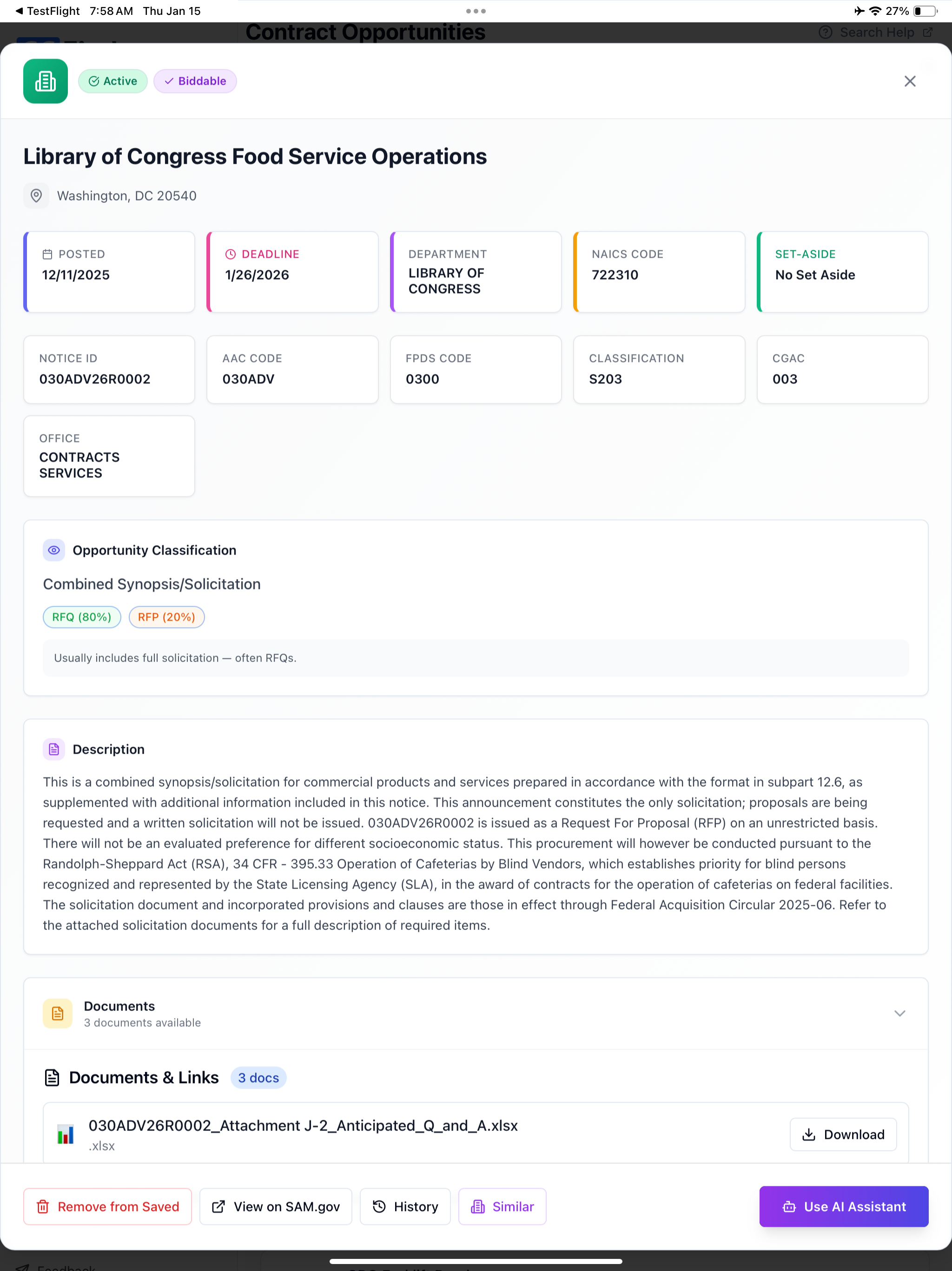 Gov Contract Finder