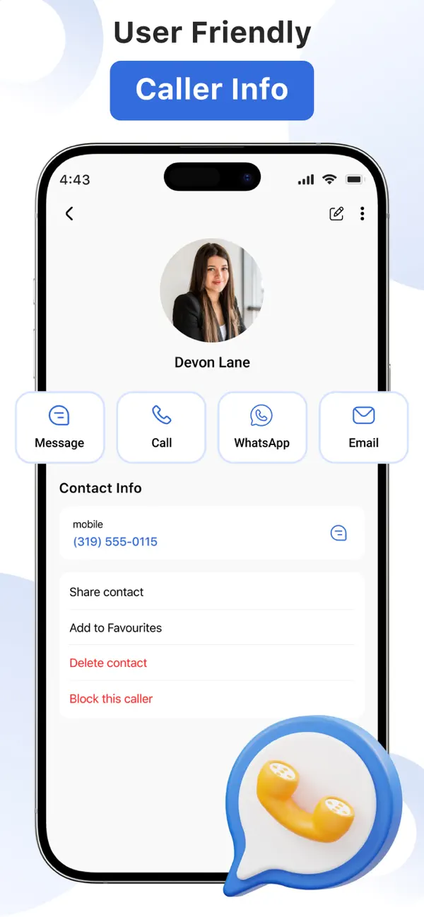 Screenshot #2 pour CallApp - Caller ID & Block