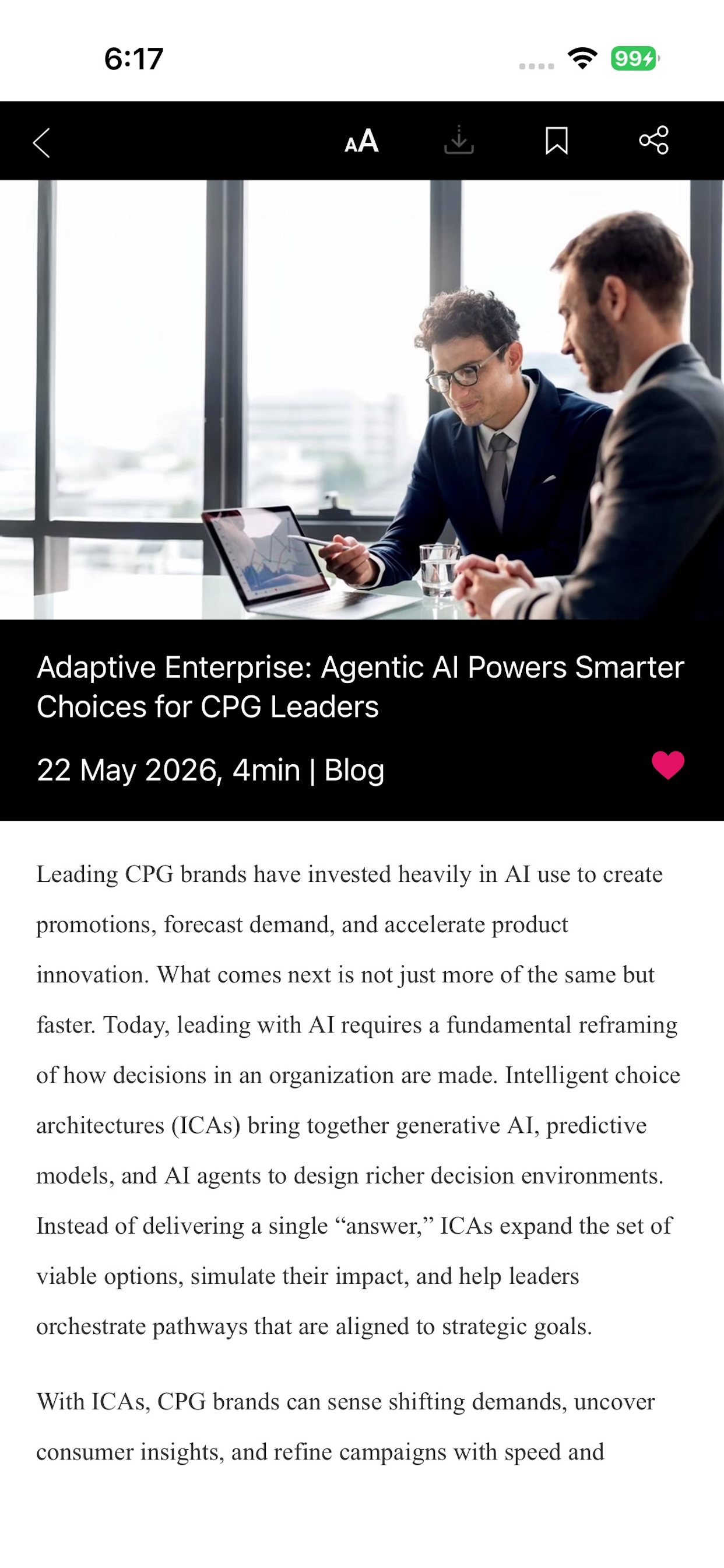 TCS Perspectives screenshot 3