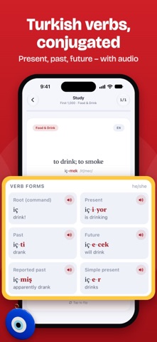 Turkish English Flashcards screenshot 3