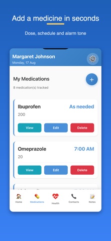 SeniorMed: Pill Reminder Screenshot 2 of 6