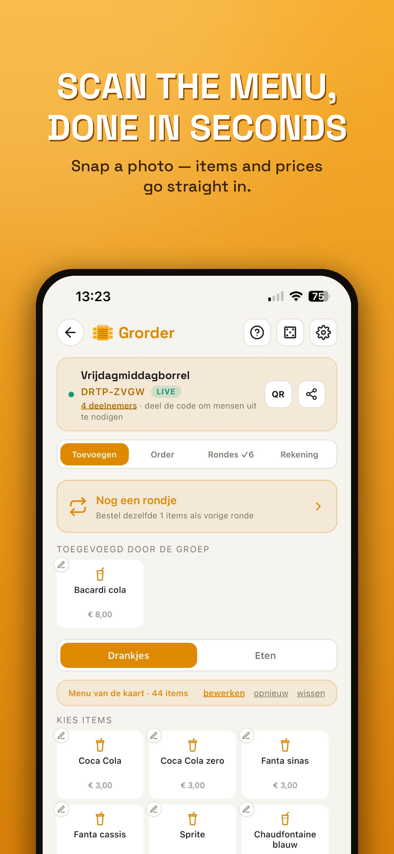 Grorder screenshot 2