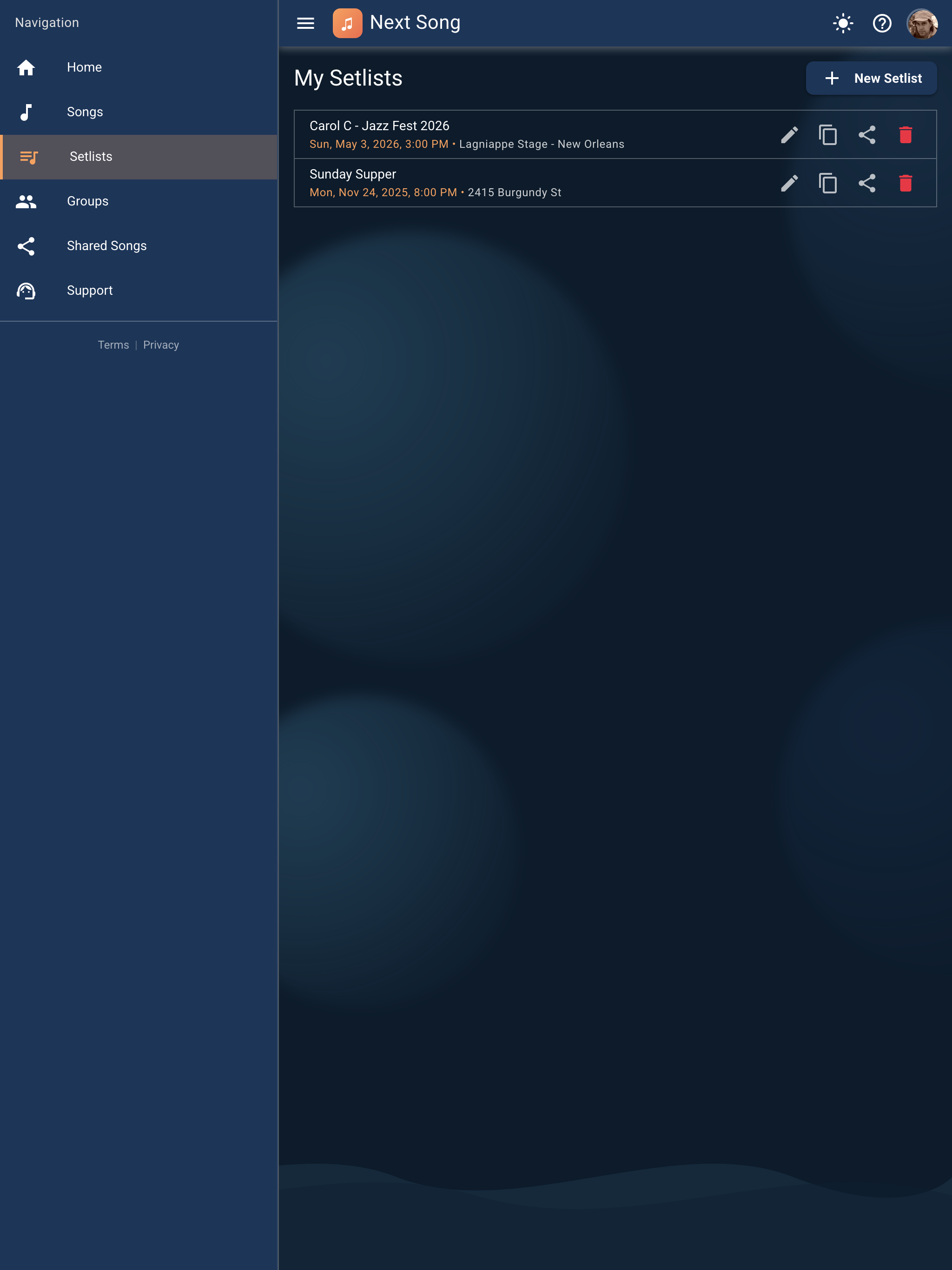 NextSong - Setlist Manager screenshot 10