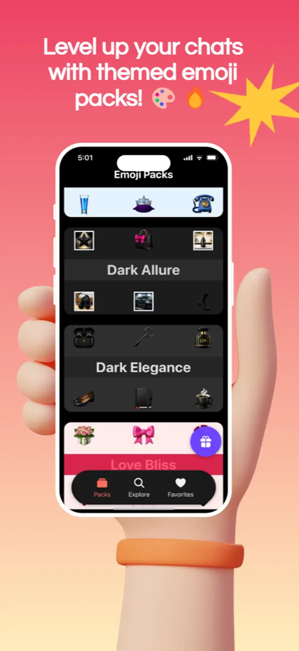 Screenshot #3 pour Custom Emojis AI - Keyboard