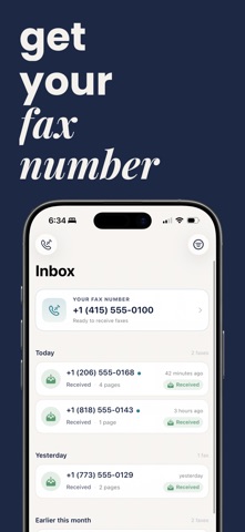 Fax from iPhone: Send - FaxMax iPhone screenshot