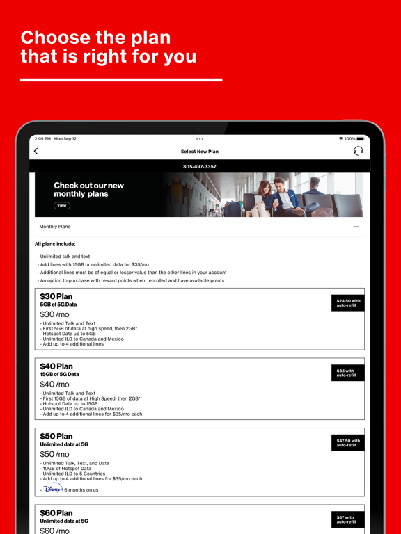 Screenshot #5 pour My Total Wireless: Account App