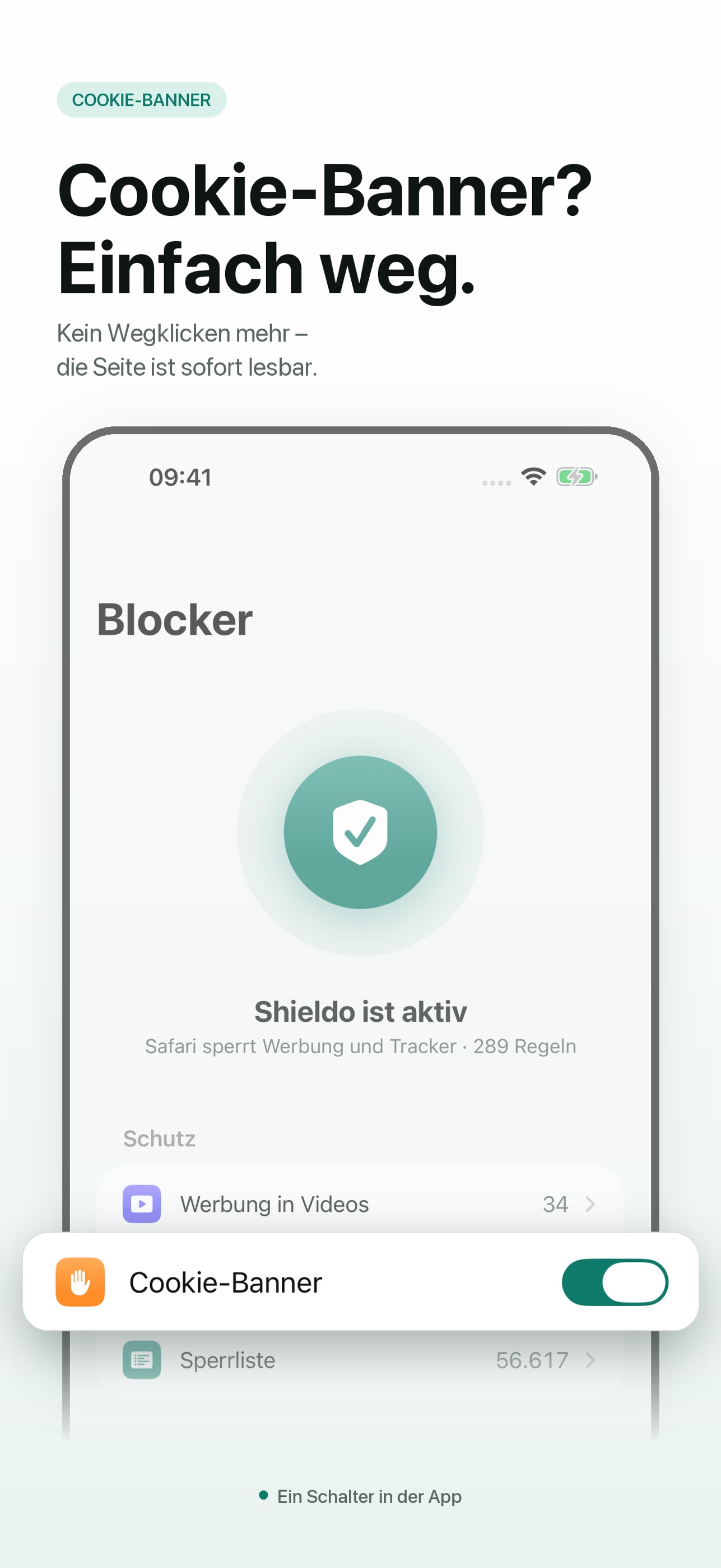 Screenshot 3 of Shieldo: Adblocker für Safari