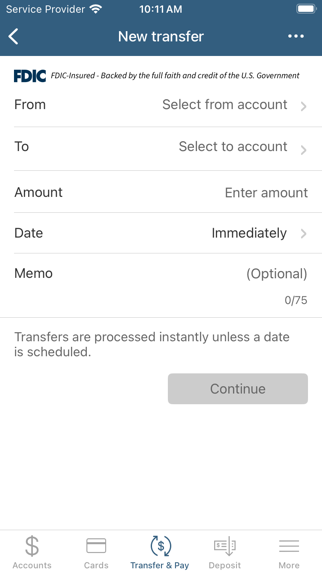 Cendera Bank iPhone screenshot 3 - Finance app