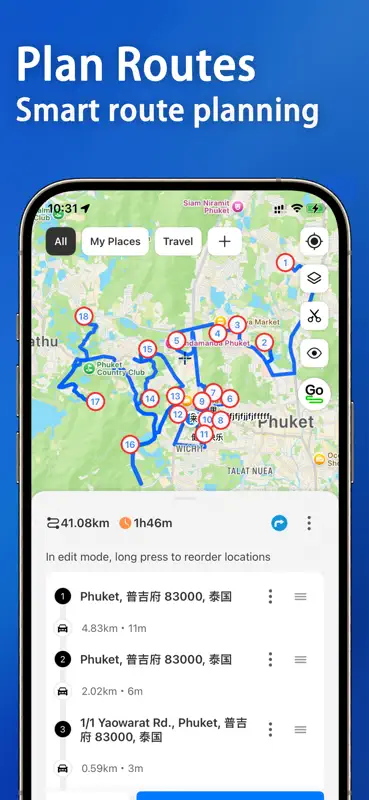 My Map－Marker,Save,Track&Plan screenshot 2 of 4