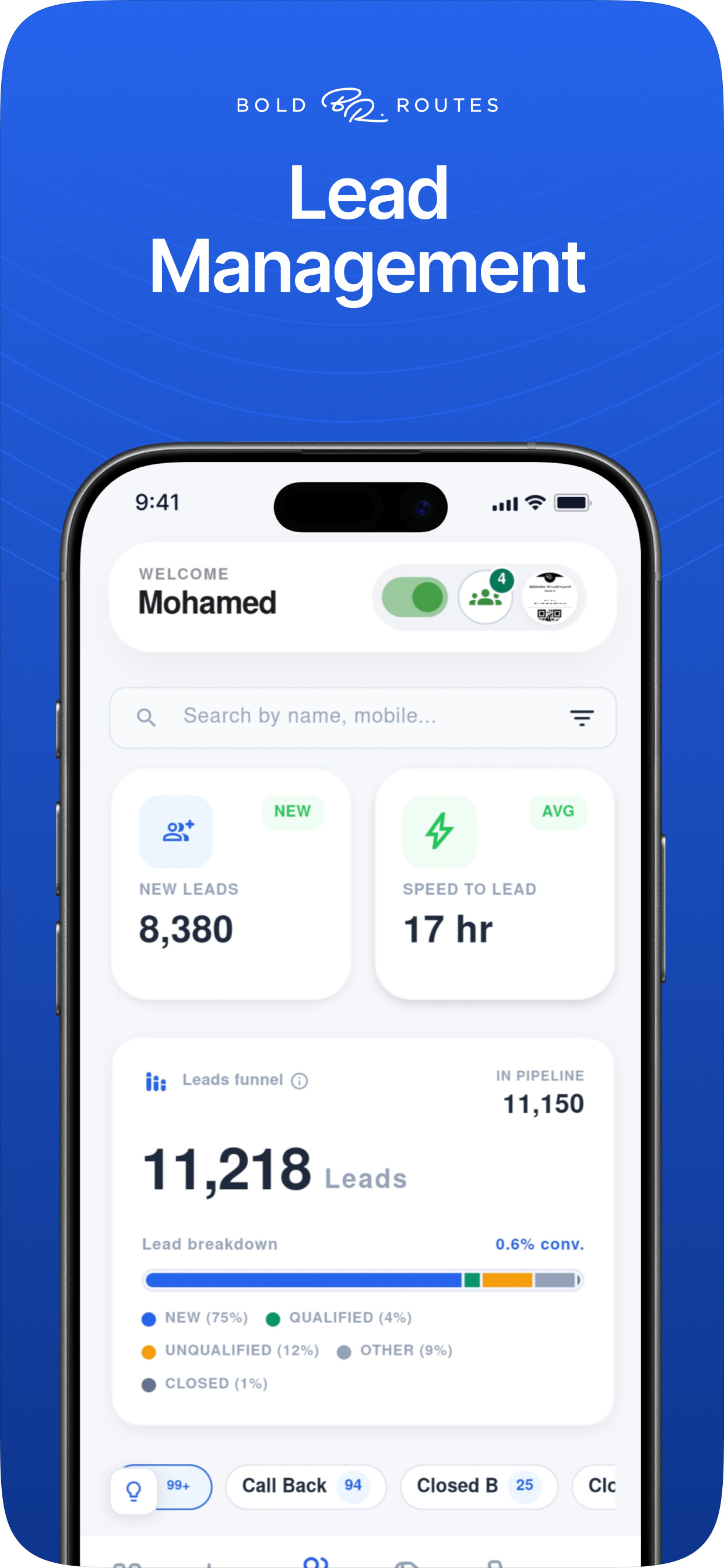 Bold Routes CRM screenshot 4