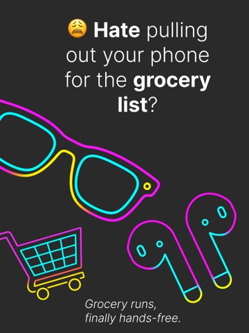 Smart glasses Shopping list AI ipad screenshot 4