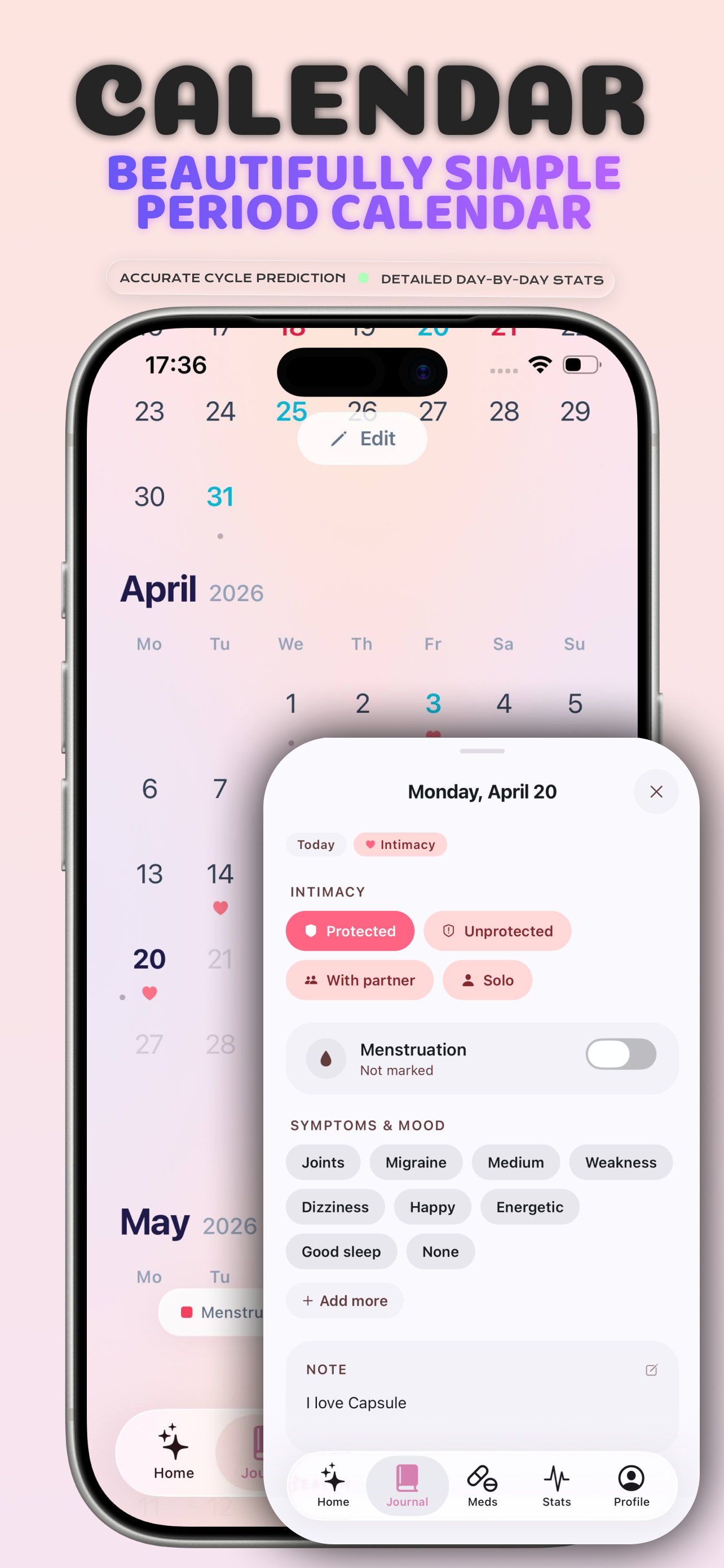 Capsule: AI Cycle Tracker screenshot 4