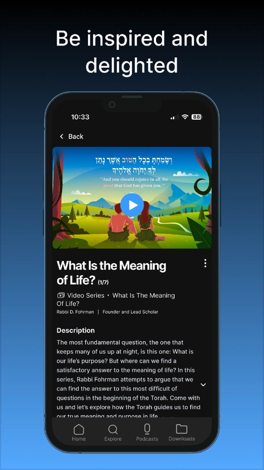 #6. Aleph Beta Torah Videos (iOS) 由: THE HOFFBERGER INSTITUTE FOR TEXT STUDY, INC