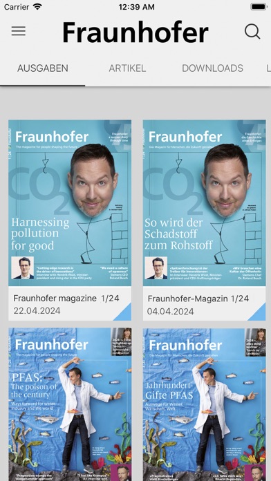 Fraunhofer-Magazin Screenshot