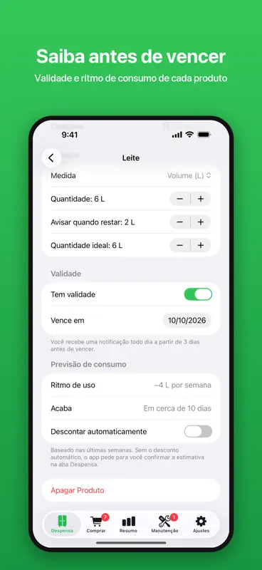 Despensa: Estoque da Casa screenshot 3 of 5