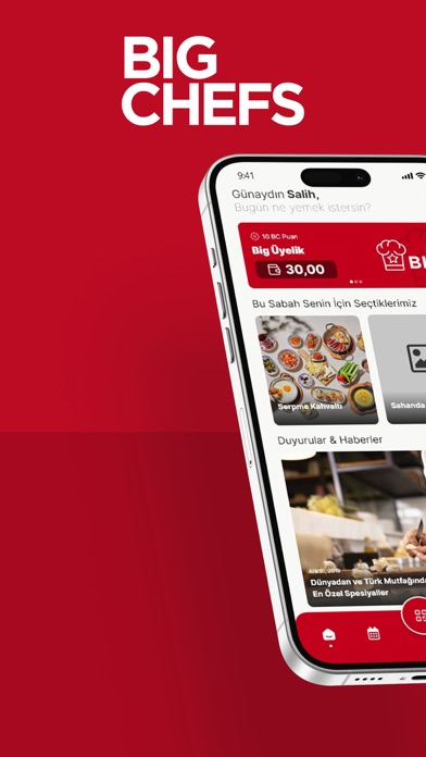 BigChefs App Screenshot