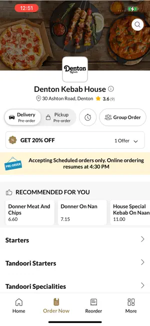 Denton Kebab House. screenshot 2