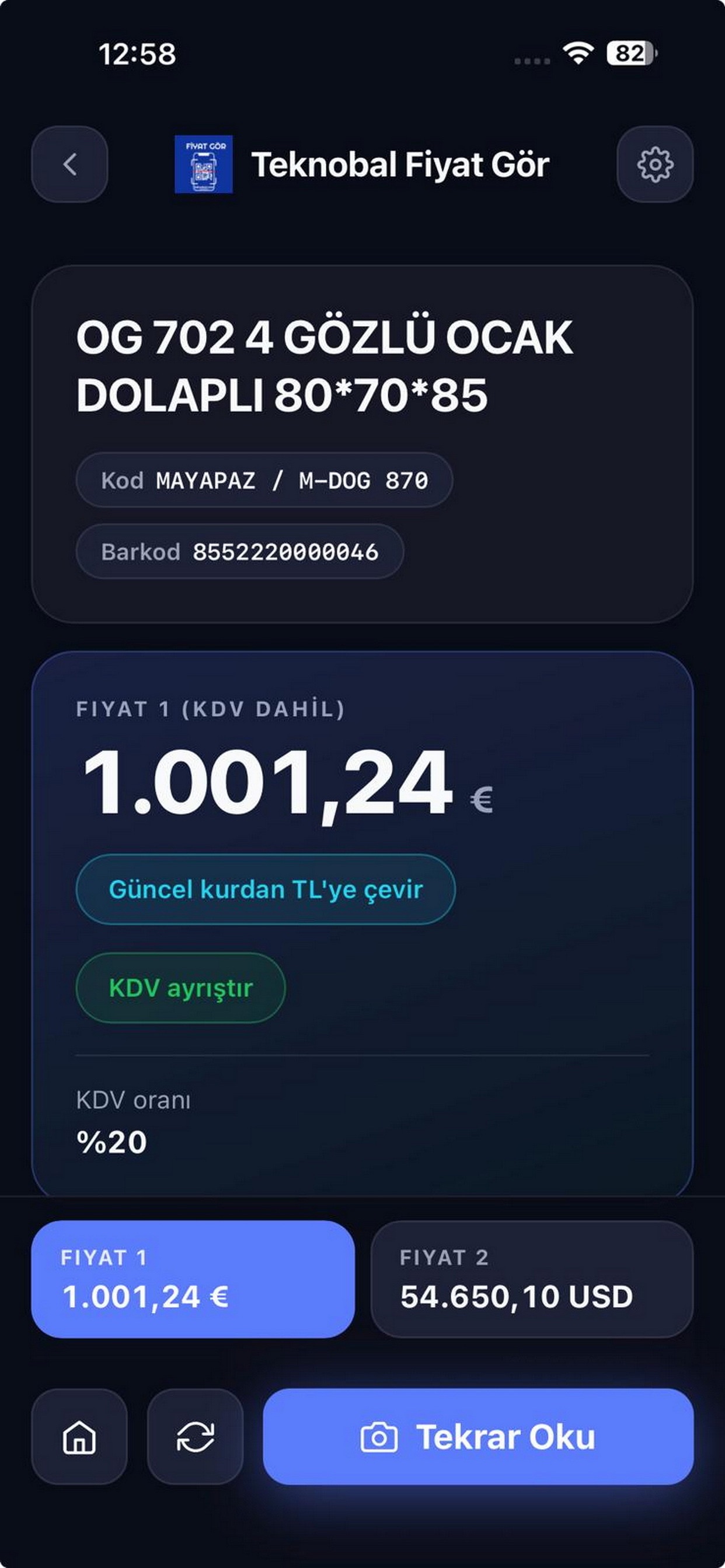 Screenshot 1 of Fiyat Gör